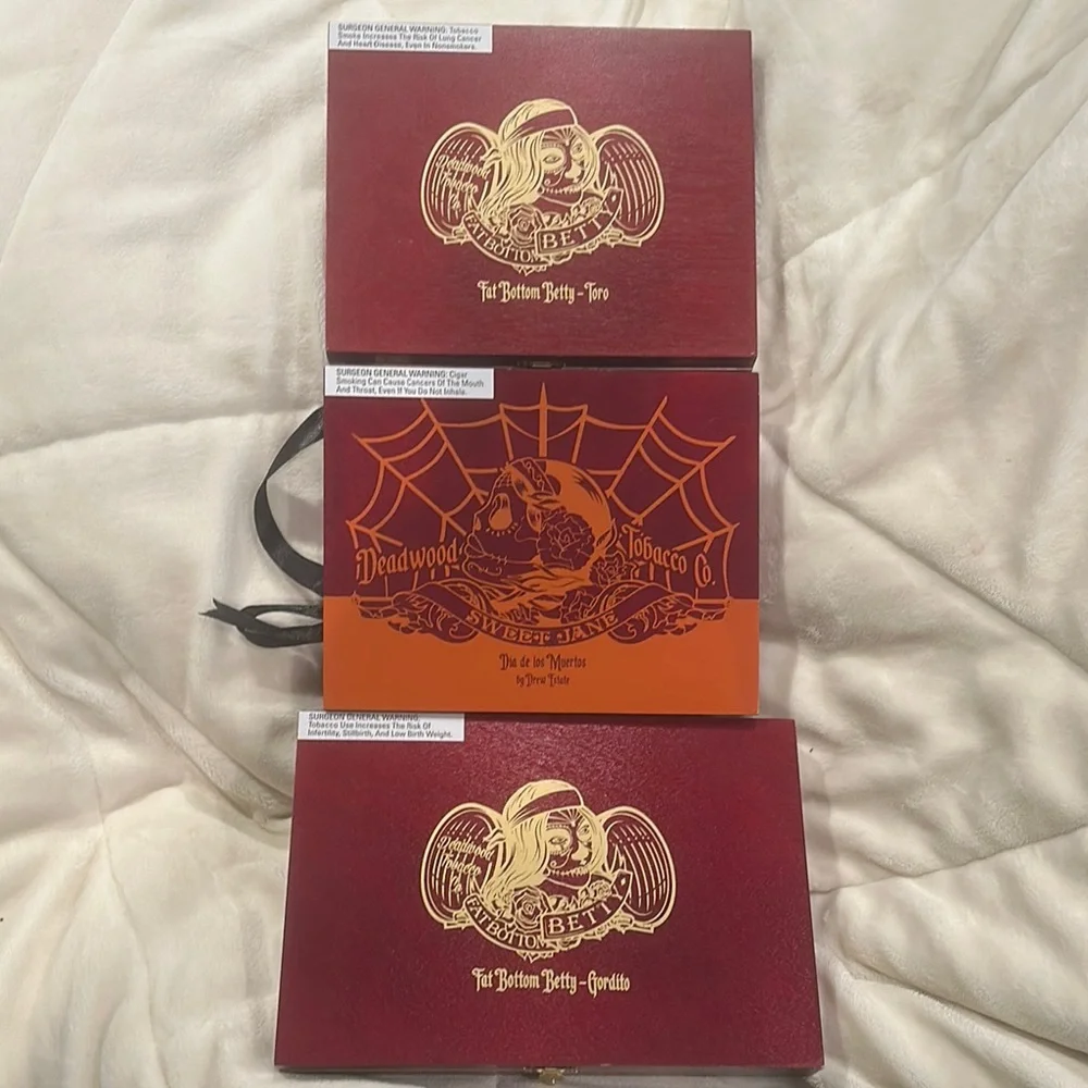 Deadwood Tobacco Co. Cigar Boxes Set